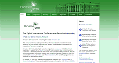 Desktop Screenshot of pervasive2010.org
